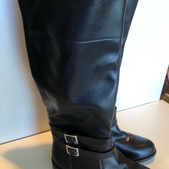 🇺🇸 NEW Arizona Black Tall Boots, Size 7.5 - Picture 5 of 10